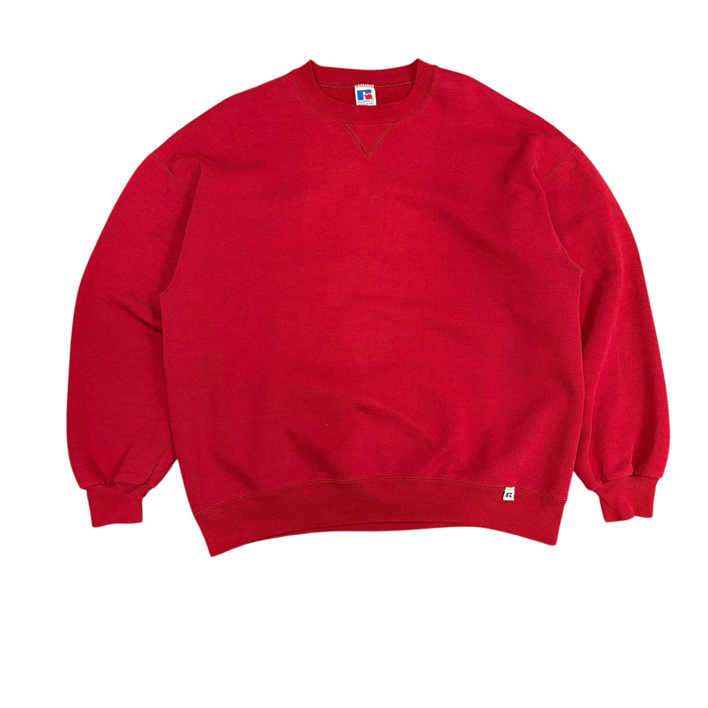 Vintage Russell Athletics Blank Crewneck Maroon