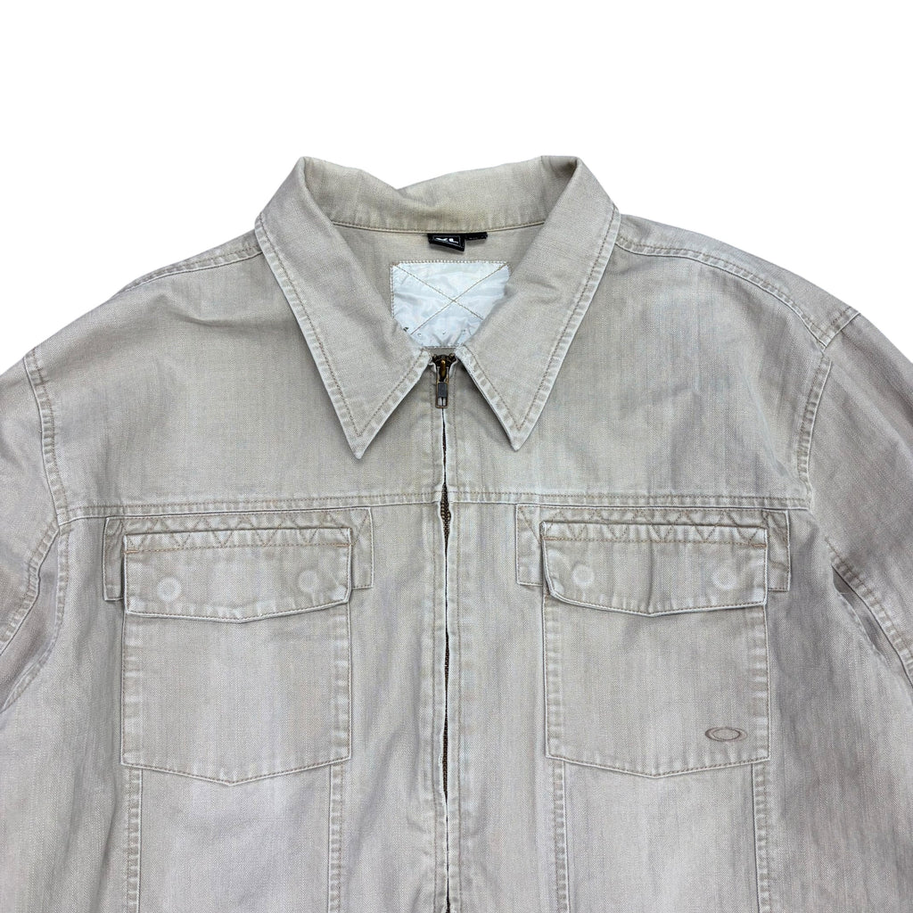 Vintage Oakley Field Full Zip Jacket Khaki