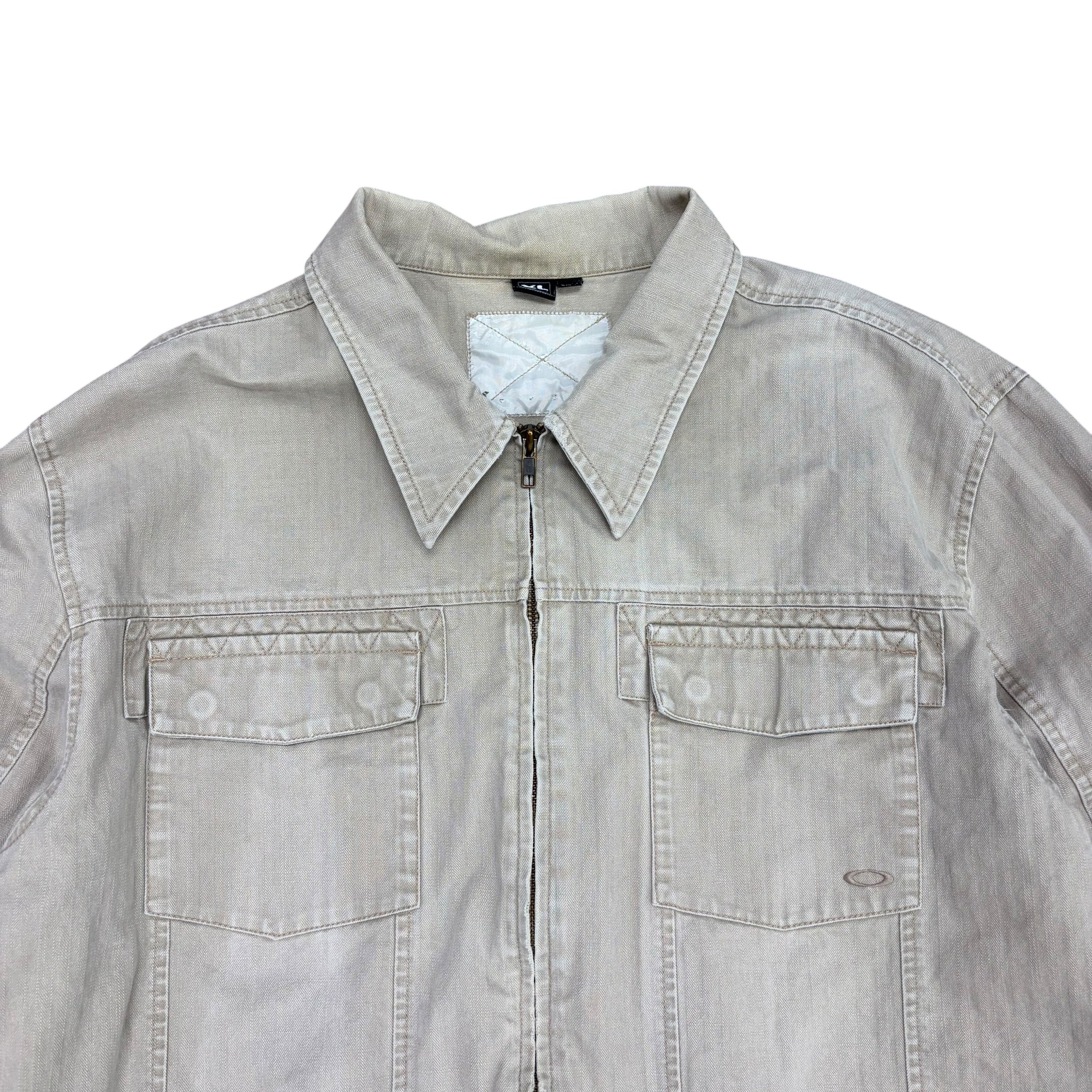 Vintage Oakley Field Full Zip Jacket Khaki