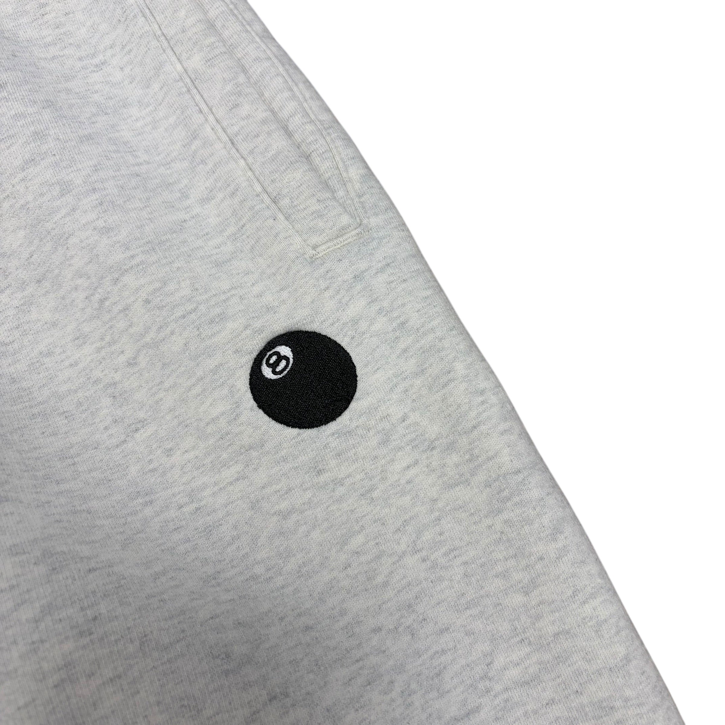 Stussy 8-Ball Embroidered Sweatpants Heather Grey