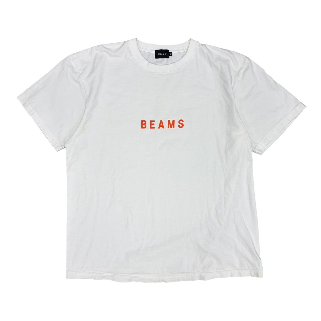 Beams Logo Tee White