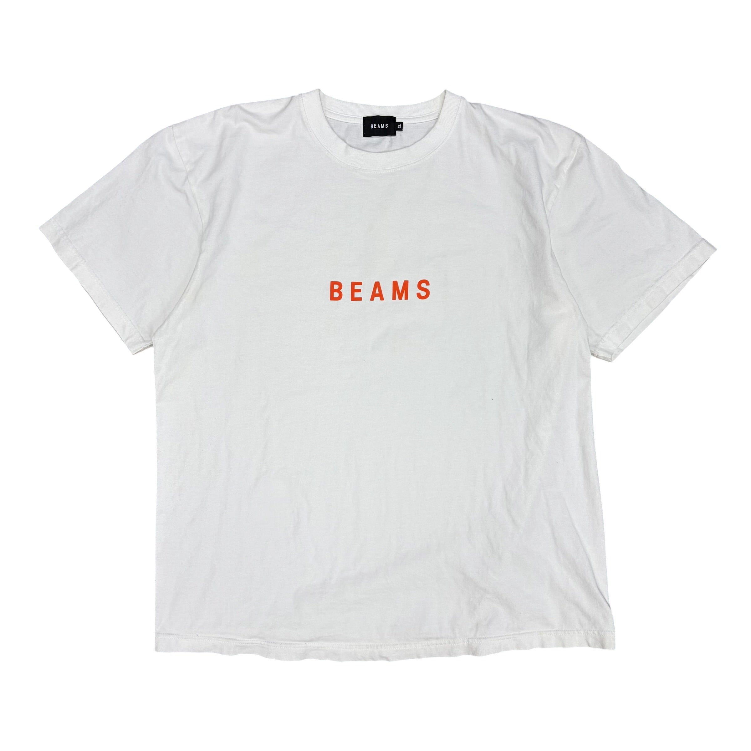 Beams Logo Tee White