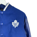 Vintage Mighty Mac Youth NHL Toronto Maple Leaf Logo Bomber Jacket