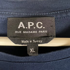 A.P.C. Blank Tee Navy