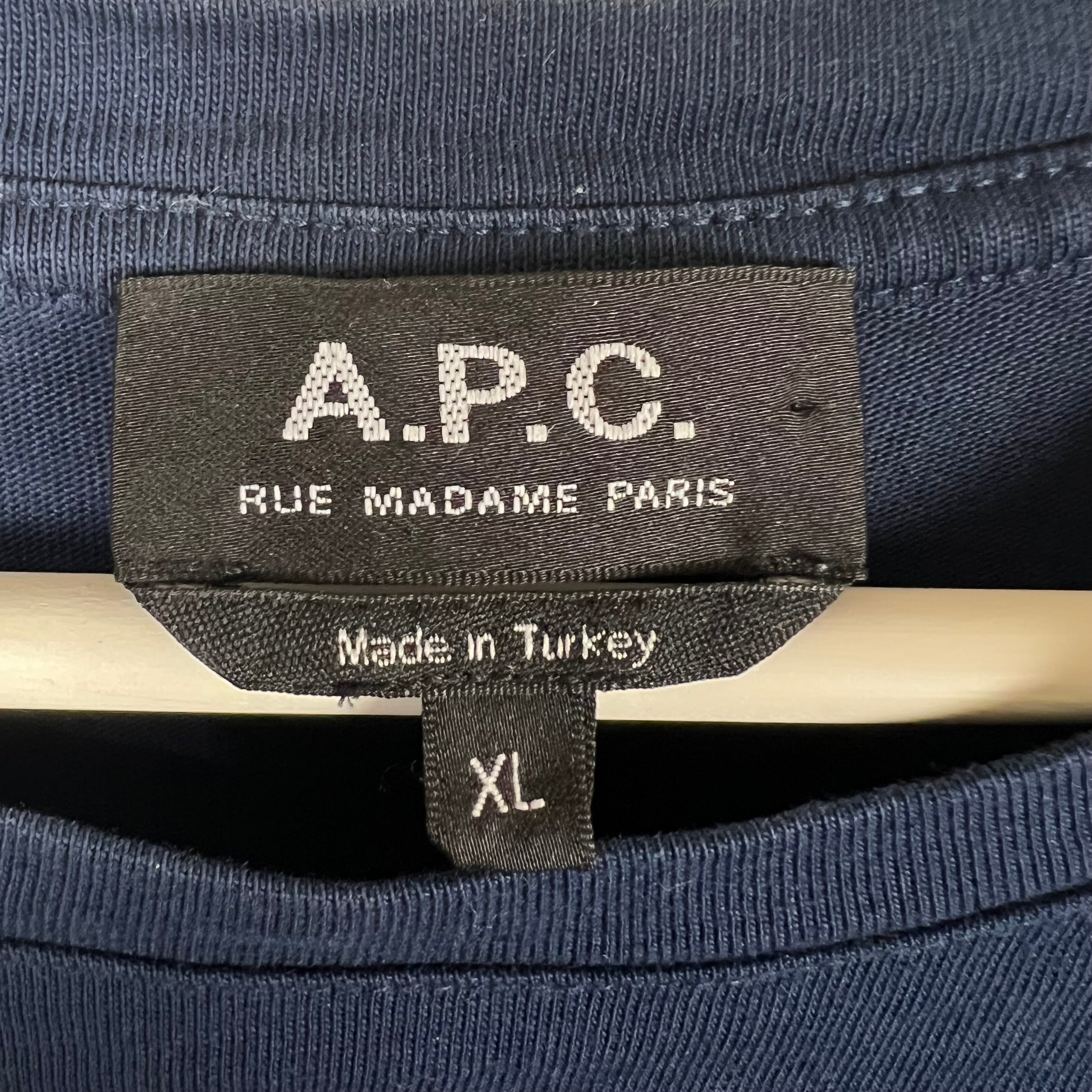 A.P.C. Blank Tee Navy
