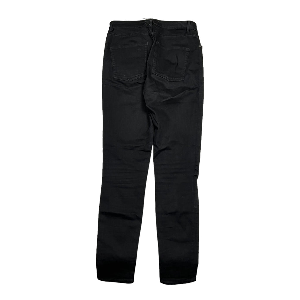 Acne Studios Waxed Skinny Jeans Black