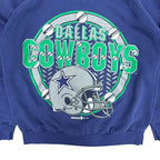 1993 Sportacus NFL Dallas Cowboys Helmet Crewneck Navy