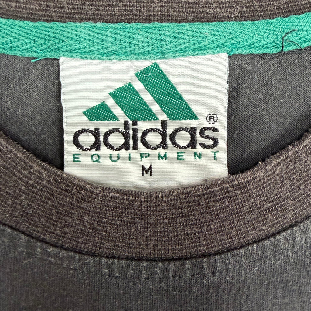 Vintage Adidas Equipment "Get..Real" Tee Black