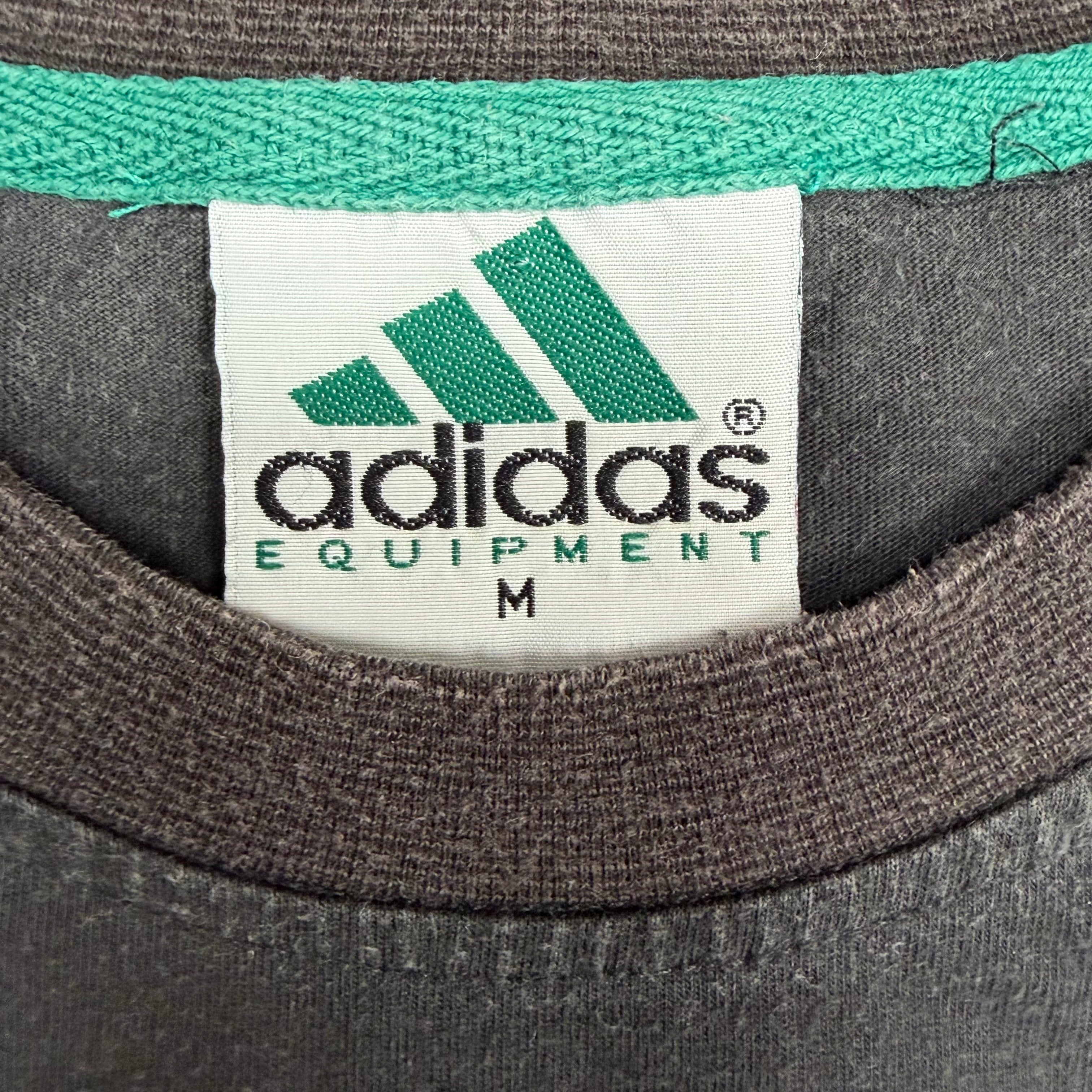 Vintage Adidas Equipment "Get..Real" Tee Black