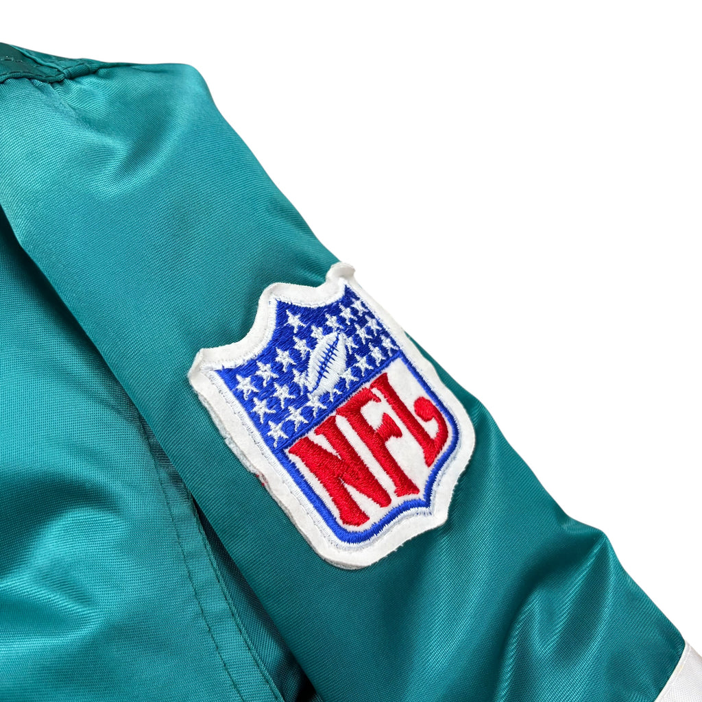 Vintage Starter NFL Miami Dolphins Satin Bomber Jacket