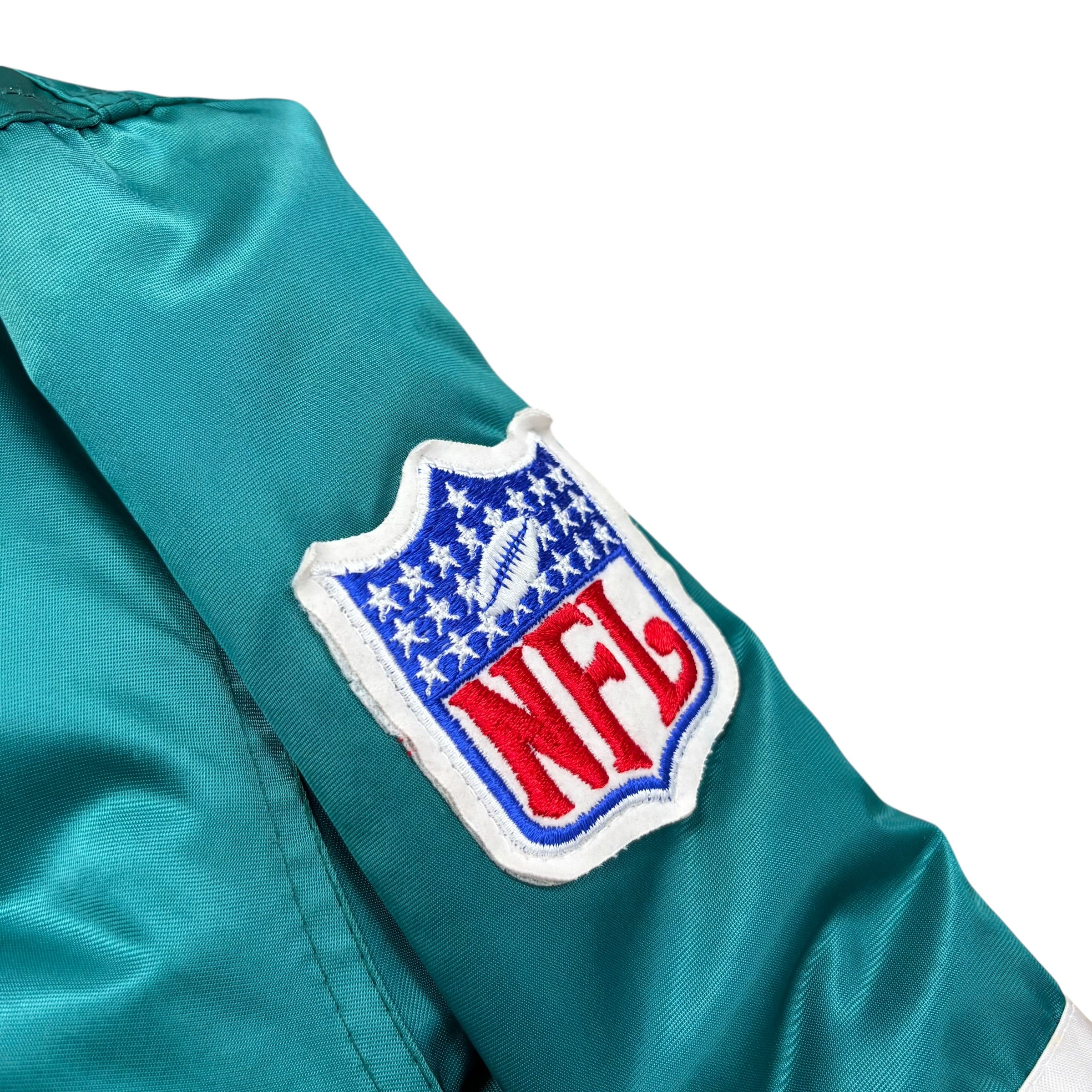 Vintage Starter NFL Miami Dolphins Satin Bomber Jacket