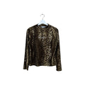 Vintage Women’s Animal Print Longsleeve Top