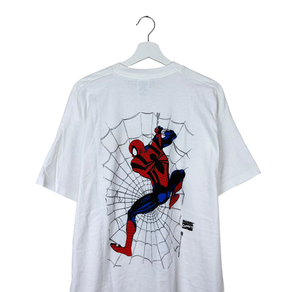 1996 Comic Images The Sensational Spider-Man Comic Tee White