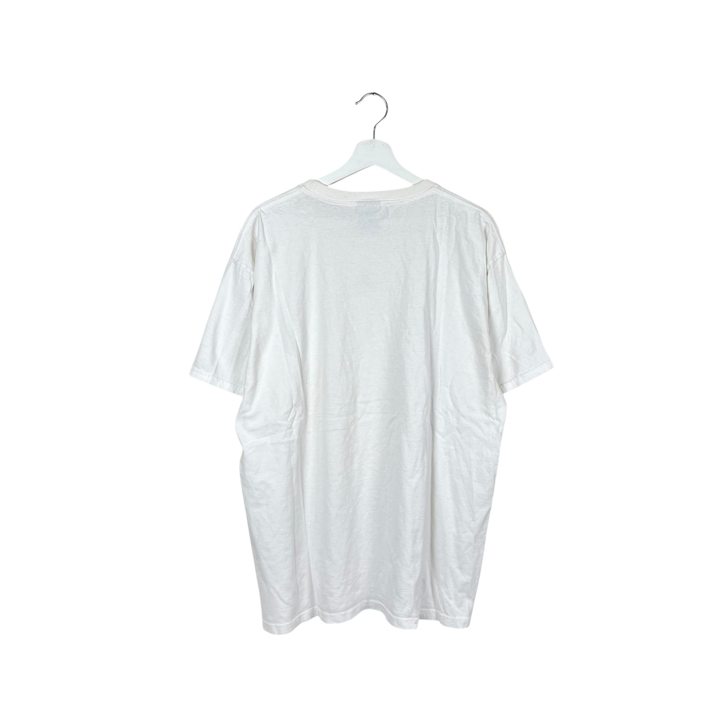 Vintage Y2K Nike Jordan Logo Embroidered Tee White