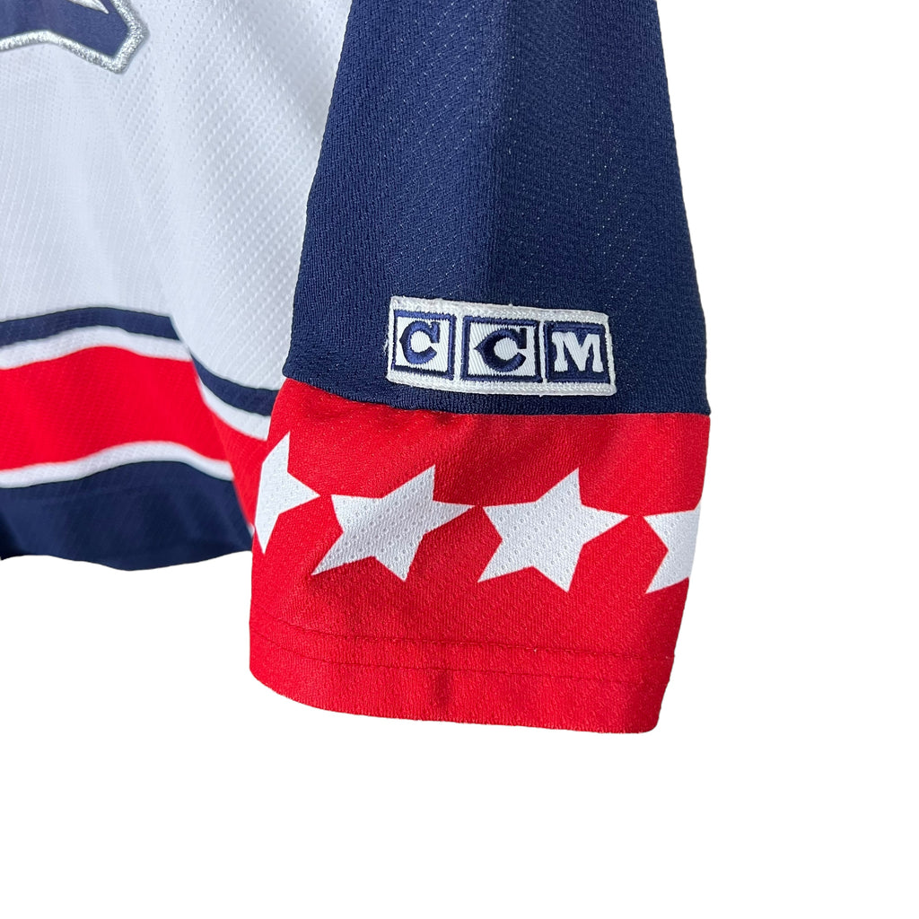 Vintage CCM Columbus Blue Jackets Youth Blank Home Jersey