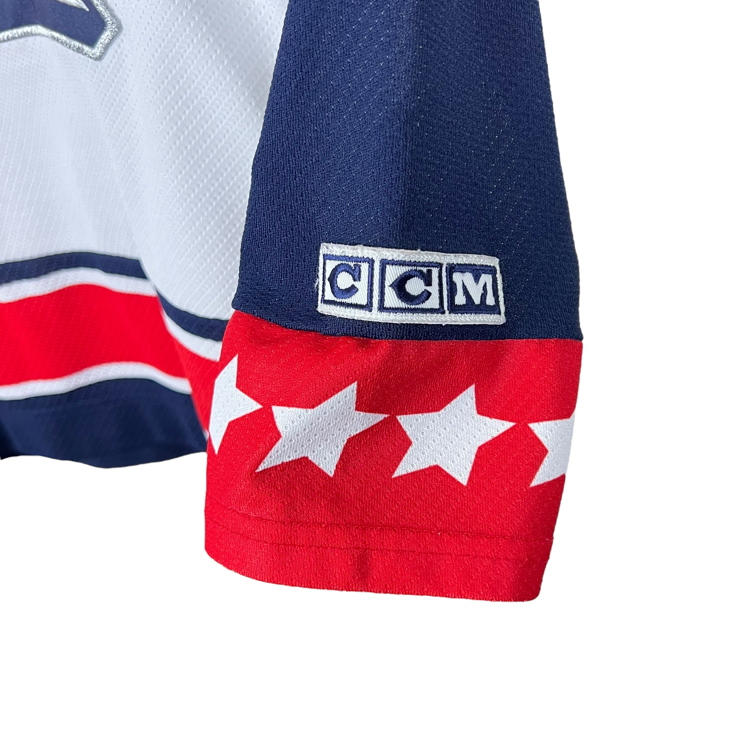 Vintage CCM Columbus Blue Jackets Youth Blank Home Jersey