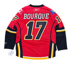 2007 Reebok Calgary Flames Rene Bourque Signed Away Jersey