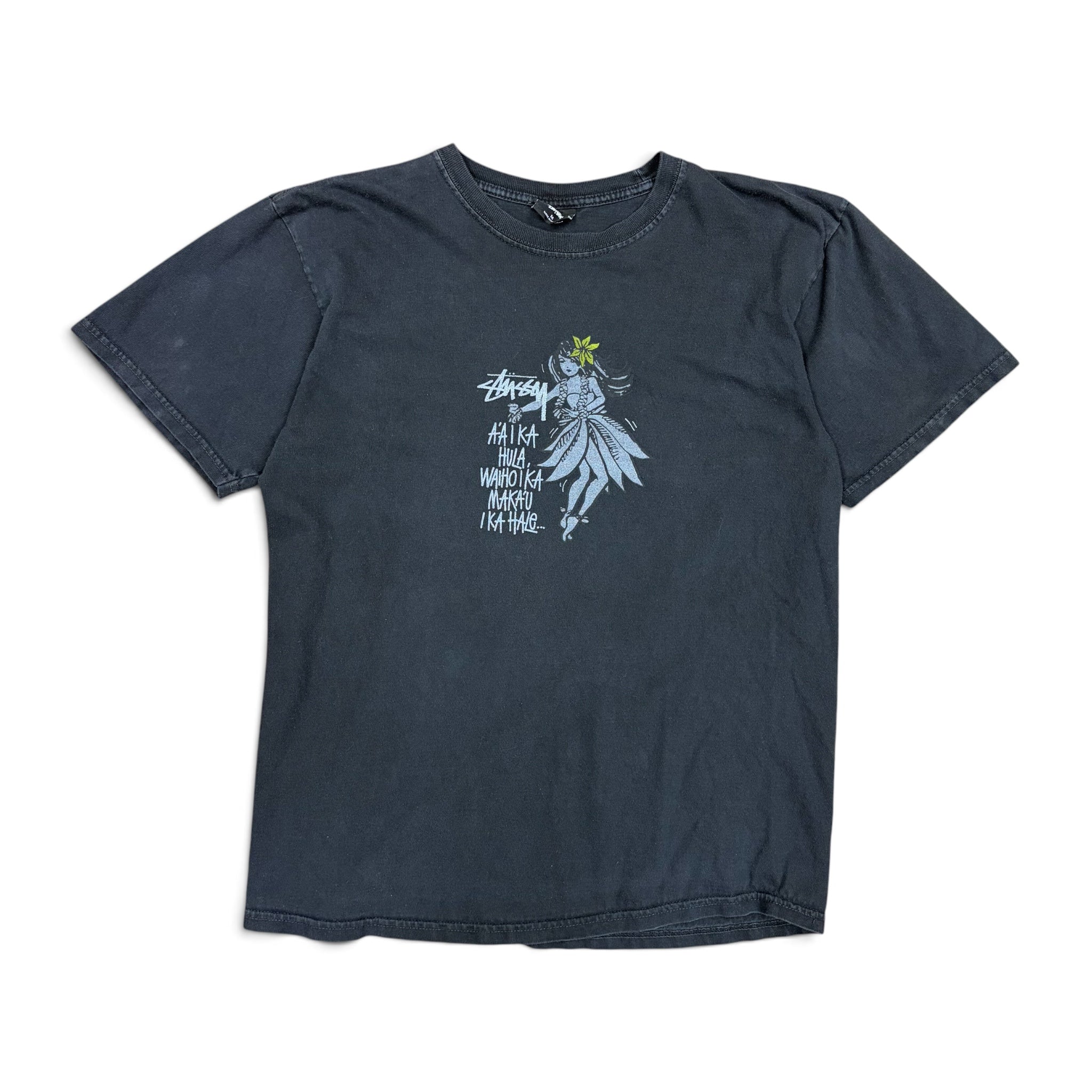 Stussy “Dare To Dance” Pigment Died Tee Black