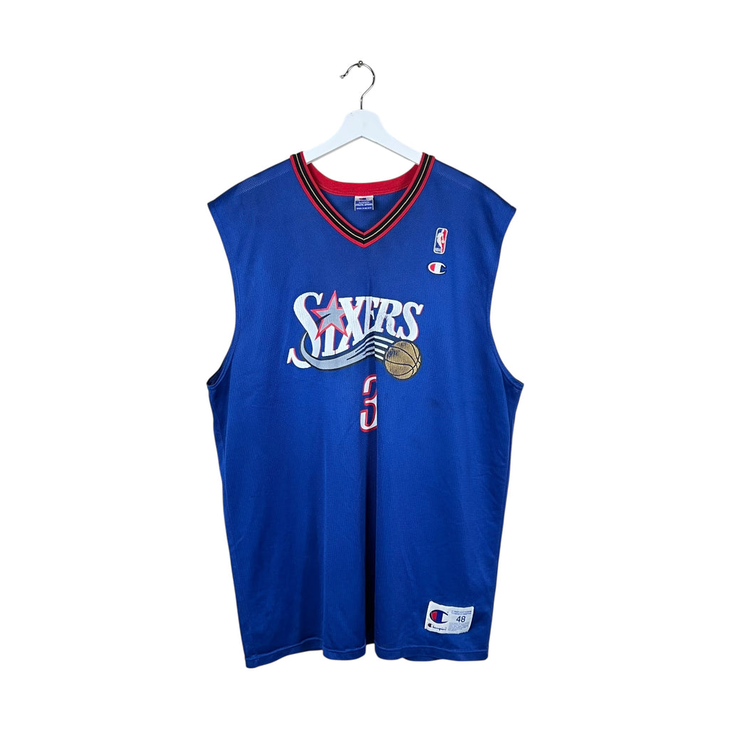 Vintage Champion NBA Philadelphia 76ers Allen Iverson Alternate Jersey