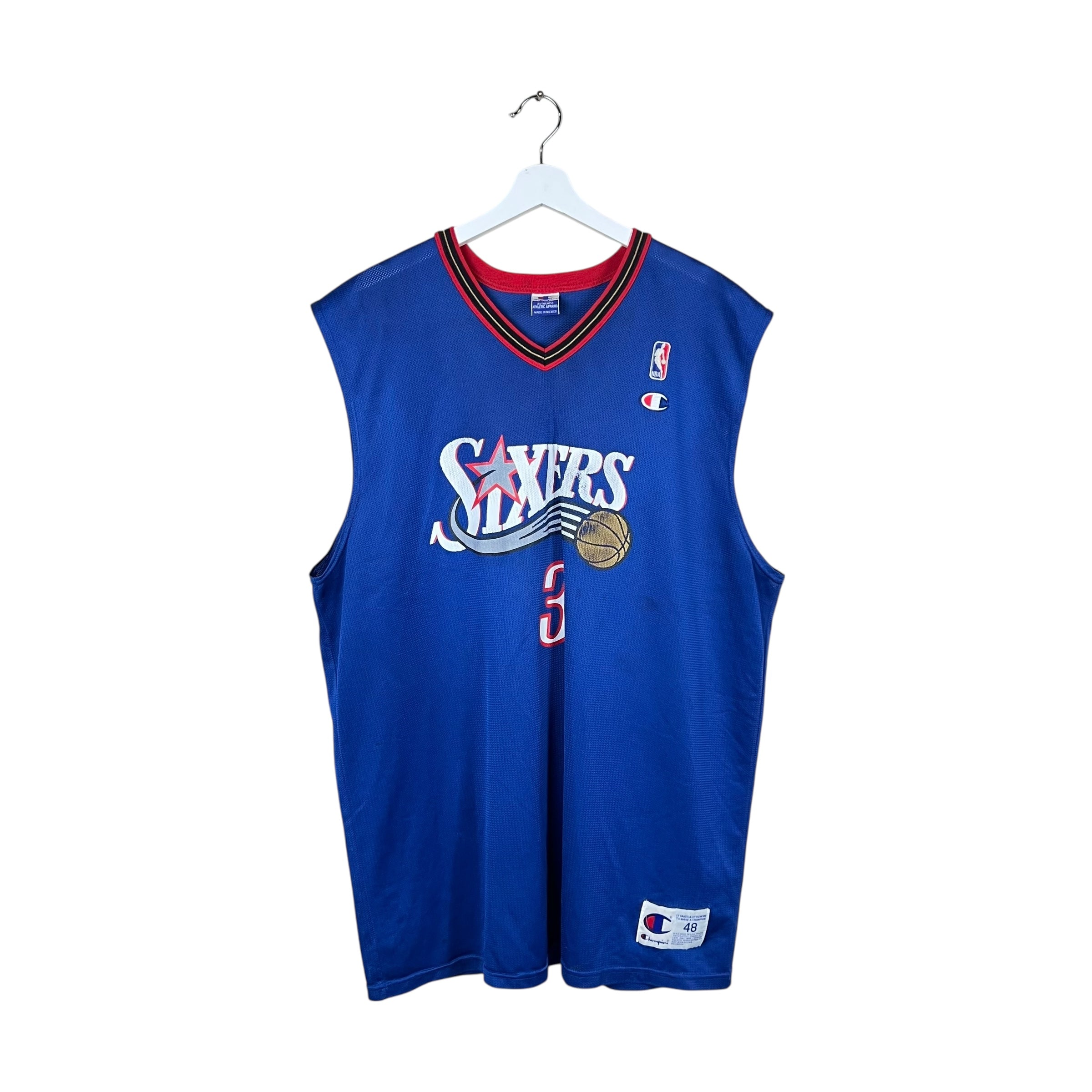 Vintage Champion NBA Philadelphia 76ers Allen Iverson Alternate Jersey