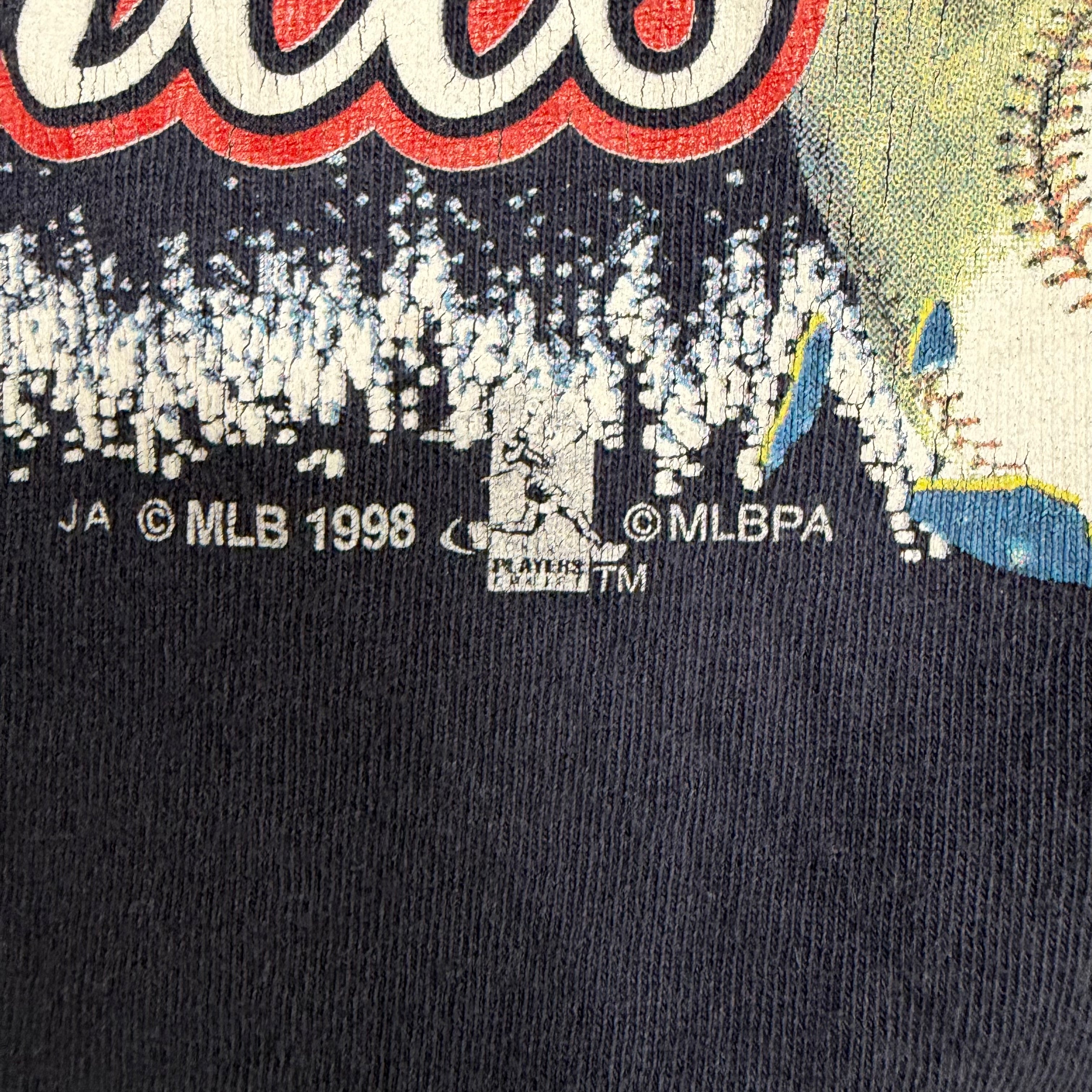 1998 Town Champ MLB New York Yankees World Series Champions Tee Navy