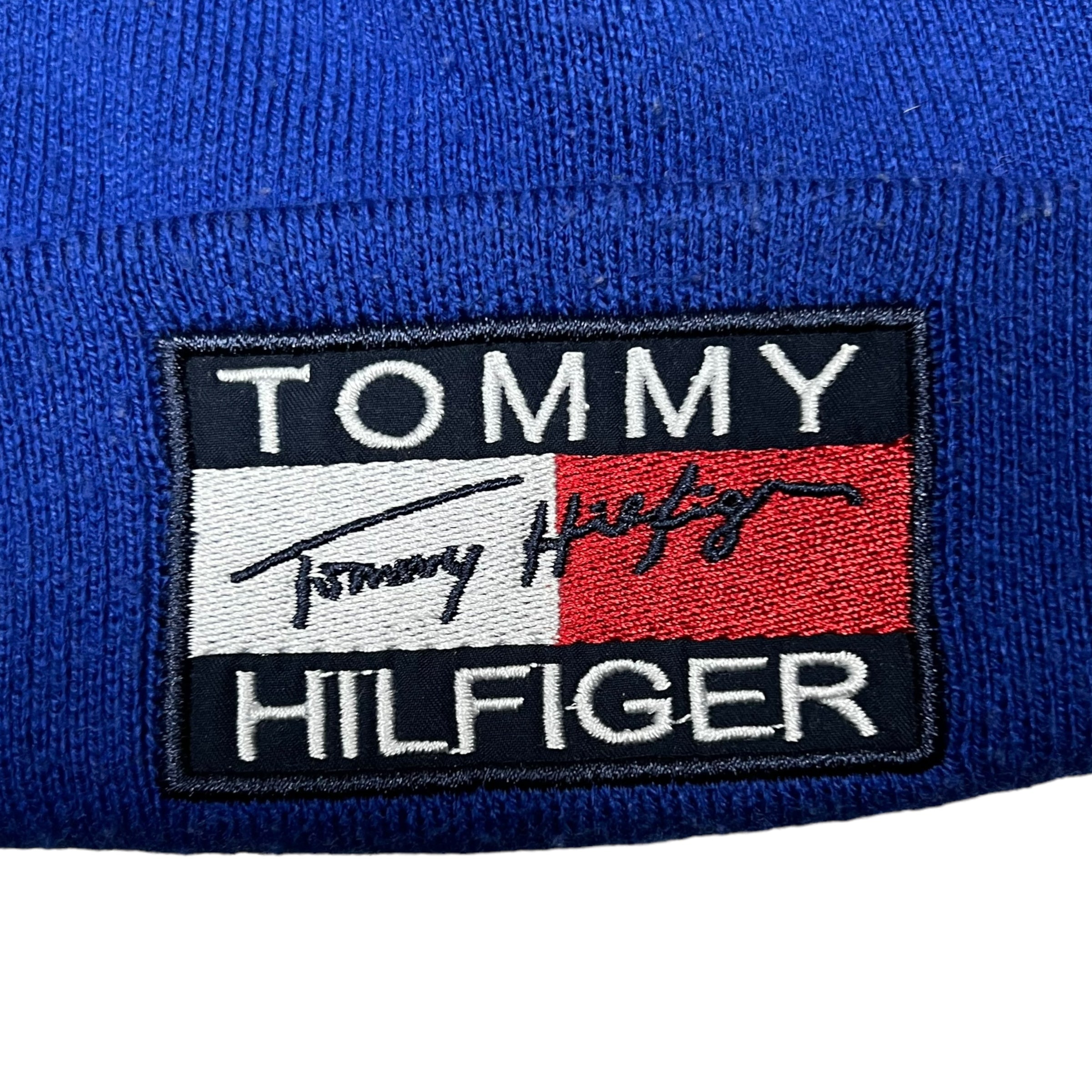 Vintage Tommy Hilfiger Embroidered Logo Toque Blue