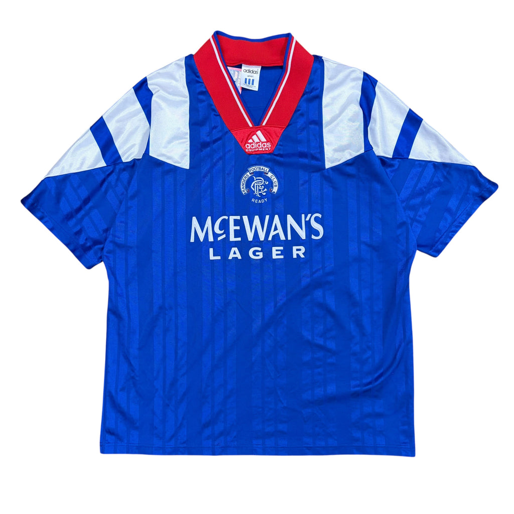 1994 Adidas Rangers Glasgow FC Blank Home Jersey