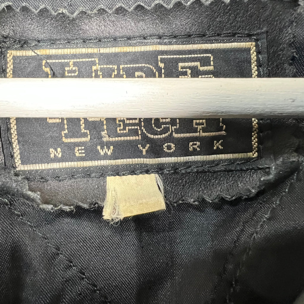 Vintage Hide Tech Leather Jacket Black