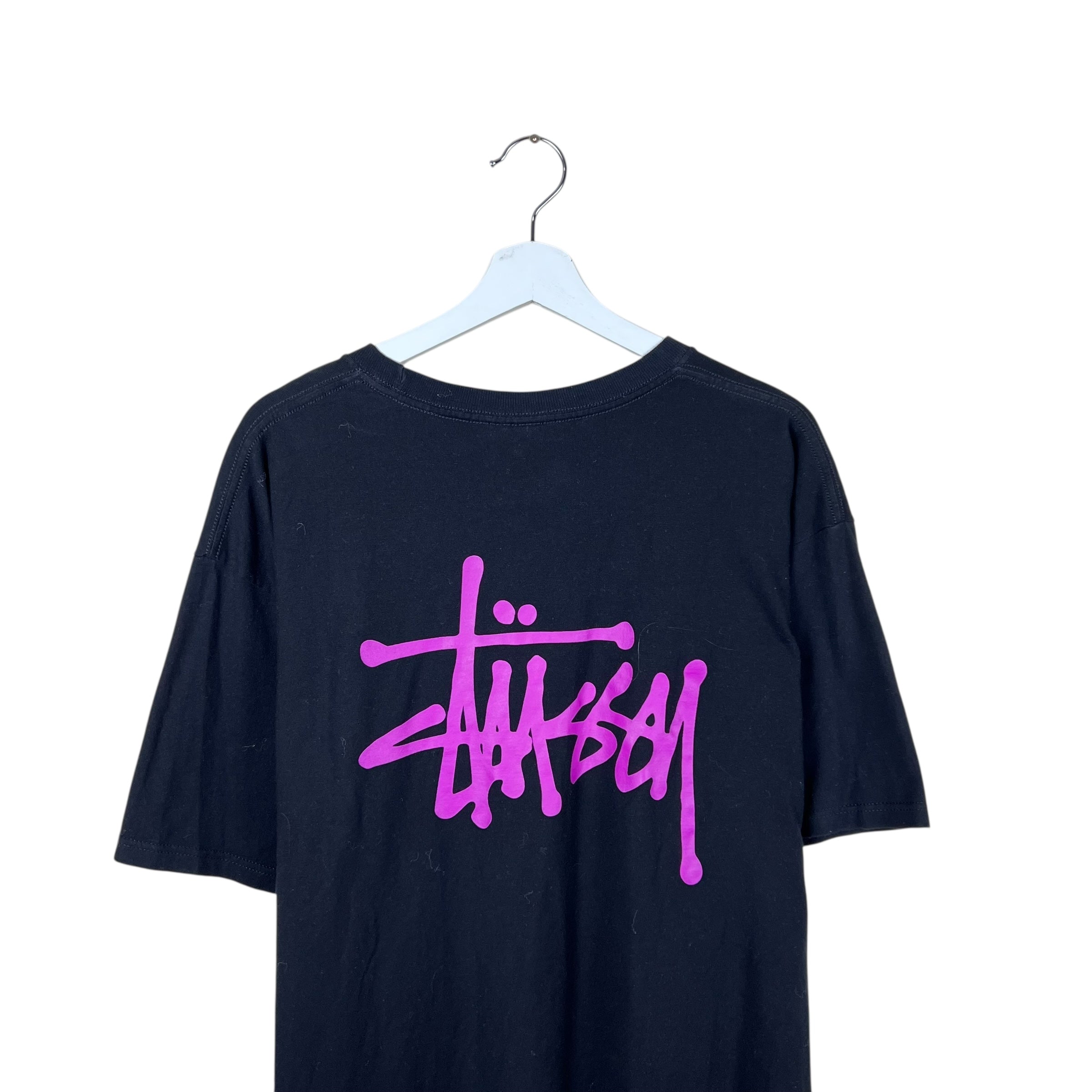 Stussy Big Logo Tee Black