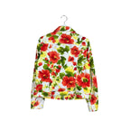 Vintage Jones New York Women’s Floral Print AOP Jacket White