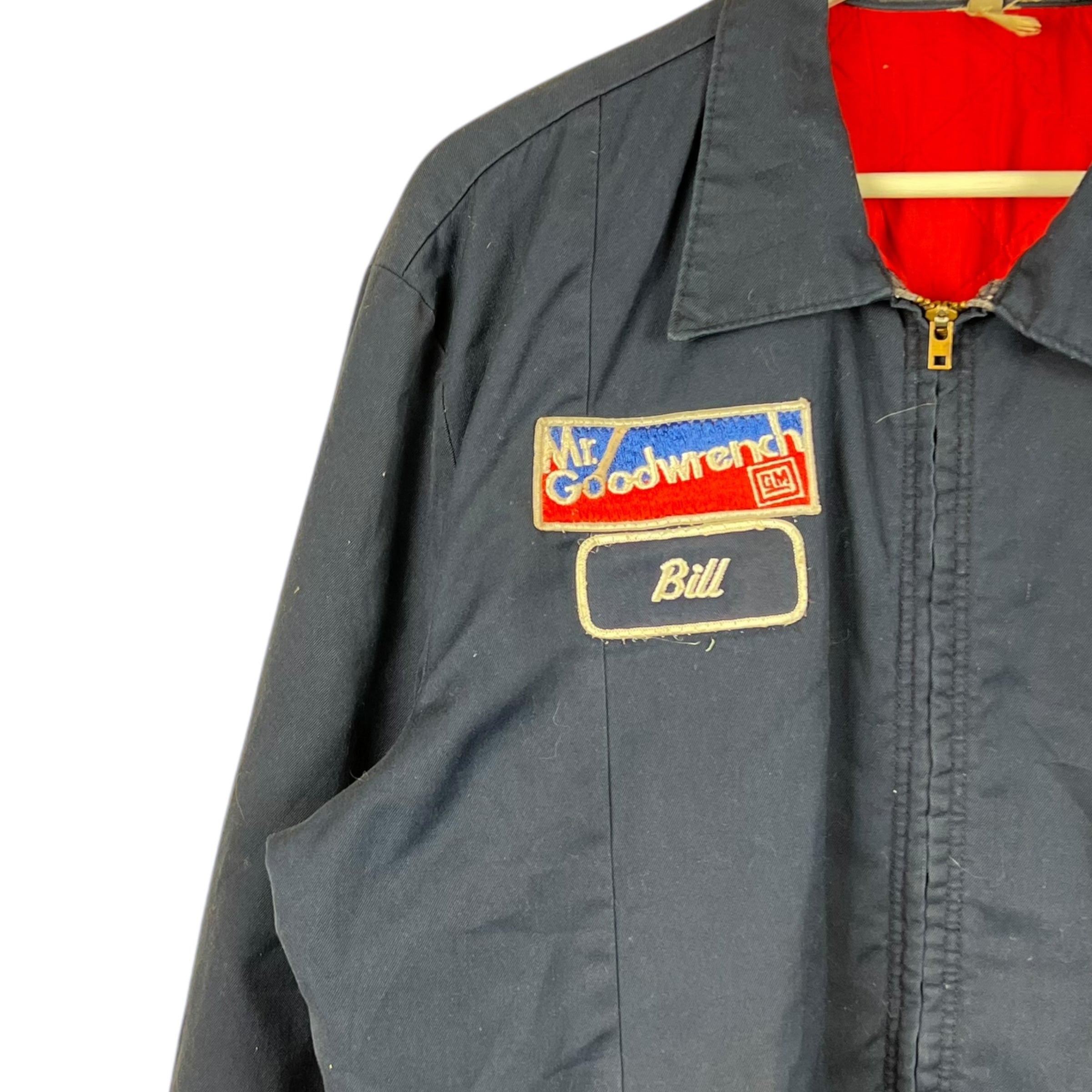 Vintage 80’s Insulated Mechanic Jacket Navy Blue