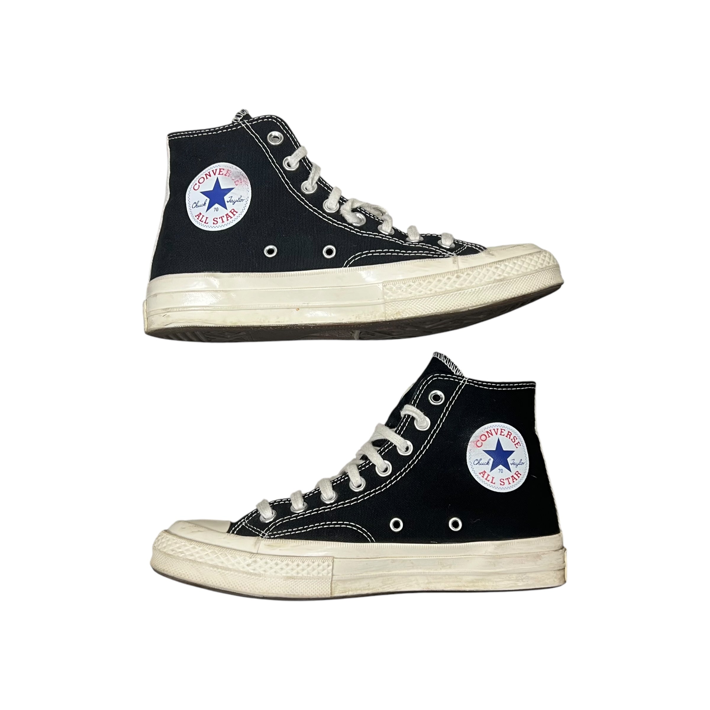 Comme Des Garçons PLAY x Converse Chuck Taylor All Star 70 Hi “Black”