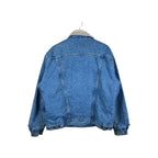 Vintage Wrangler Sherpa Denim Jacket Mid Wash