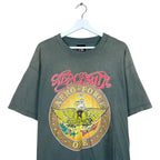 1999 Aerosmith “Nothing Can Stop This Rock” World Tour Tee Green