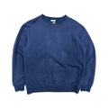 Vintage Adidas Embroidered Neck Logo Crewneck Navy