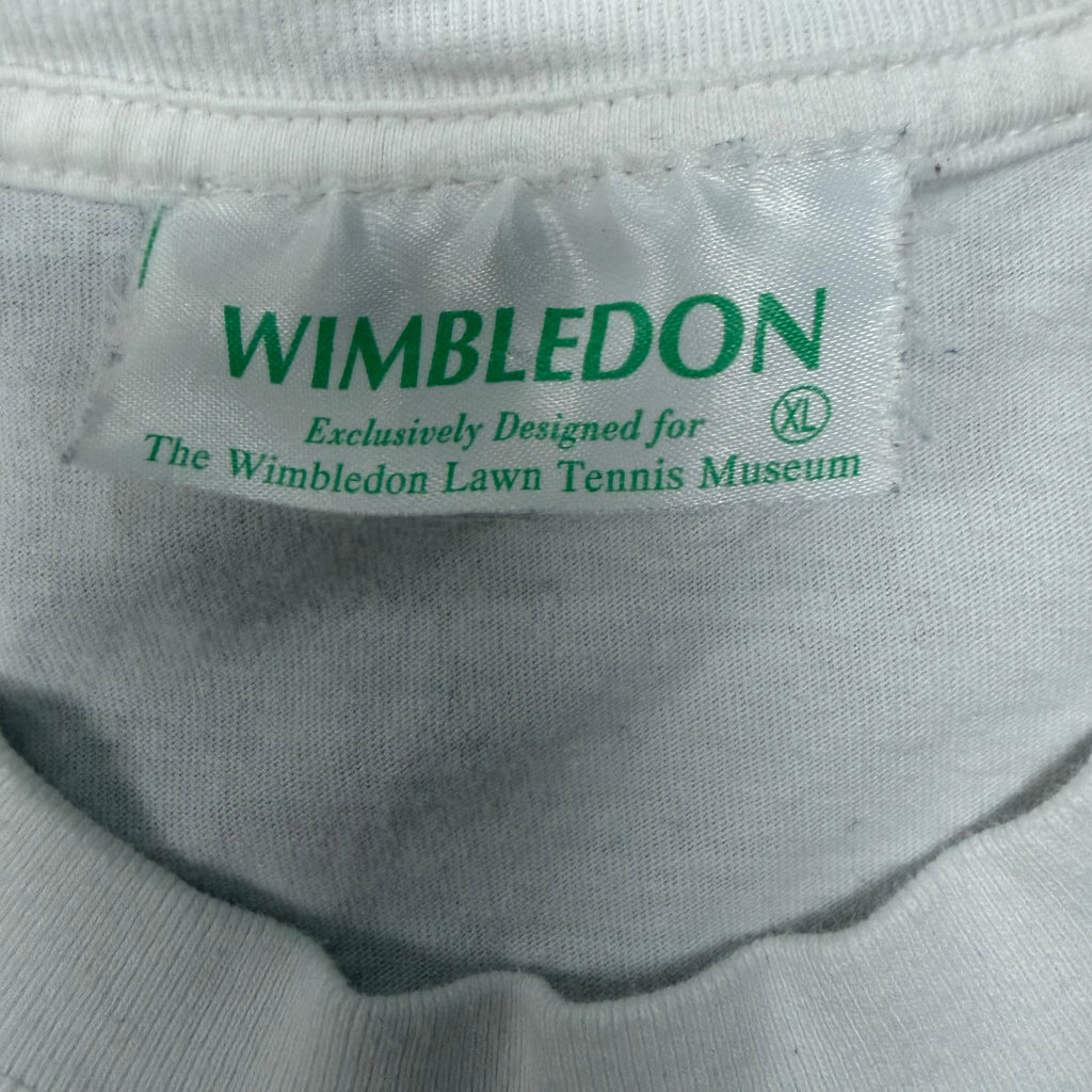 Vintage Wimbledon “The Championships” Museum Tee White