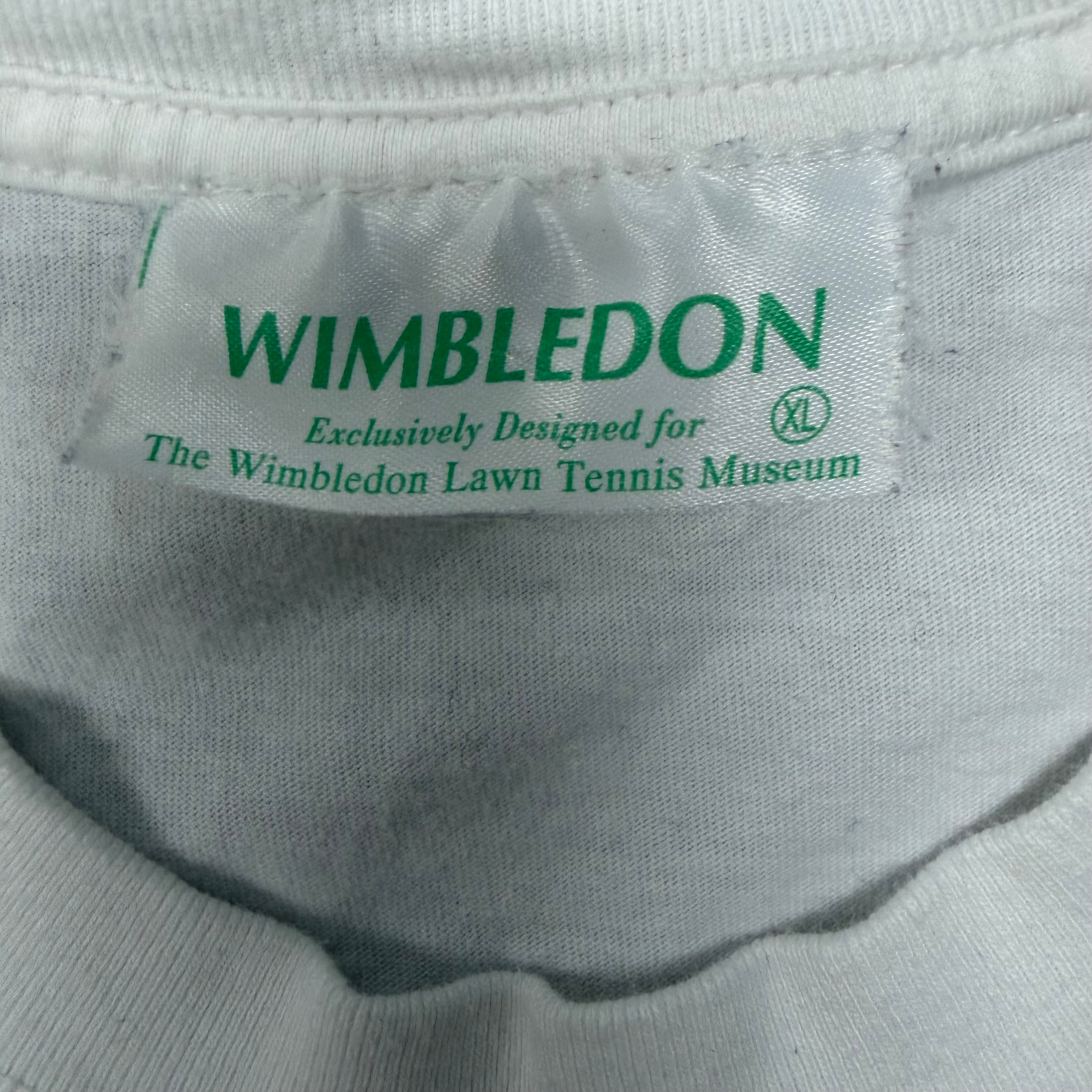Vintage Wimbledon “The Championships” Museum Tee White