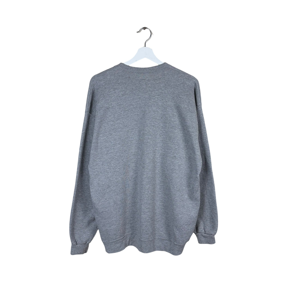 Vintage Walt Disney World Mickey Logo Crewneck Heather Grey