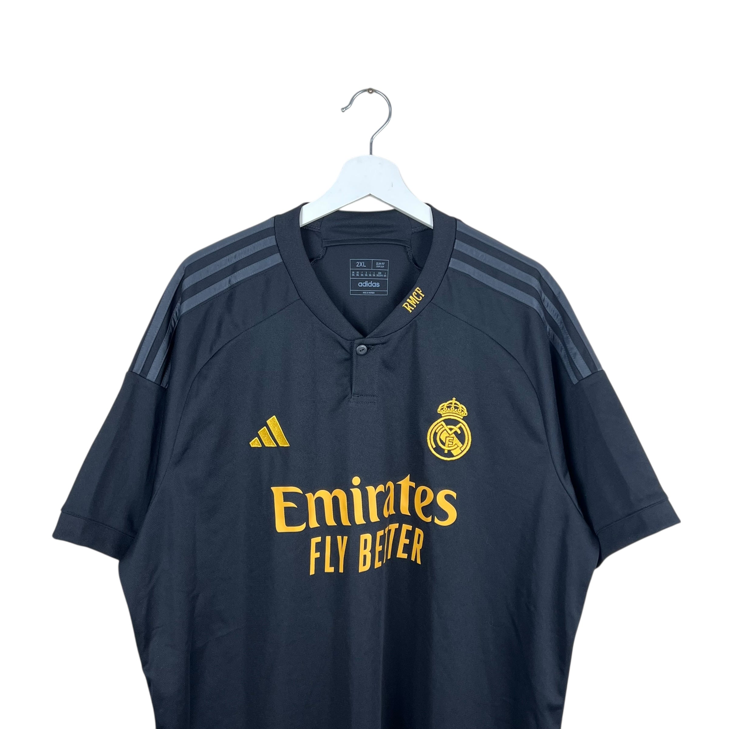 2023 Adidas Real Madrid Blank Third Kit Black