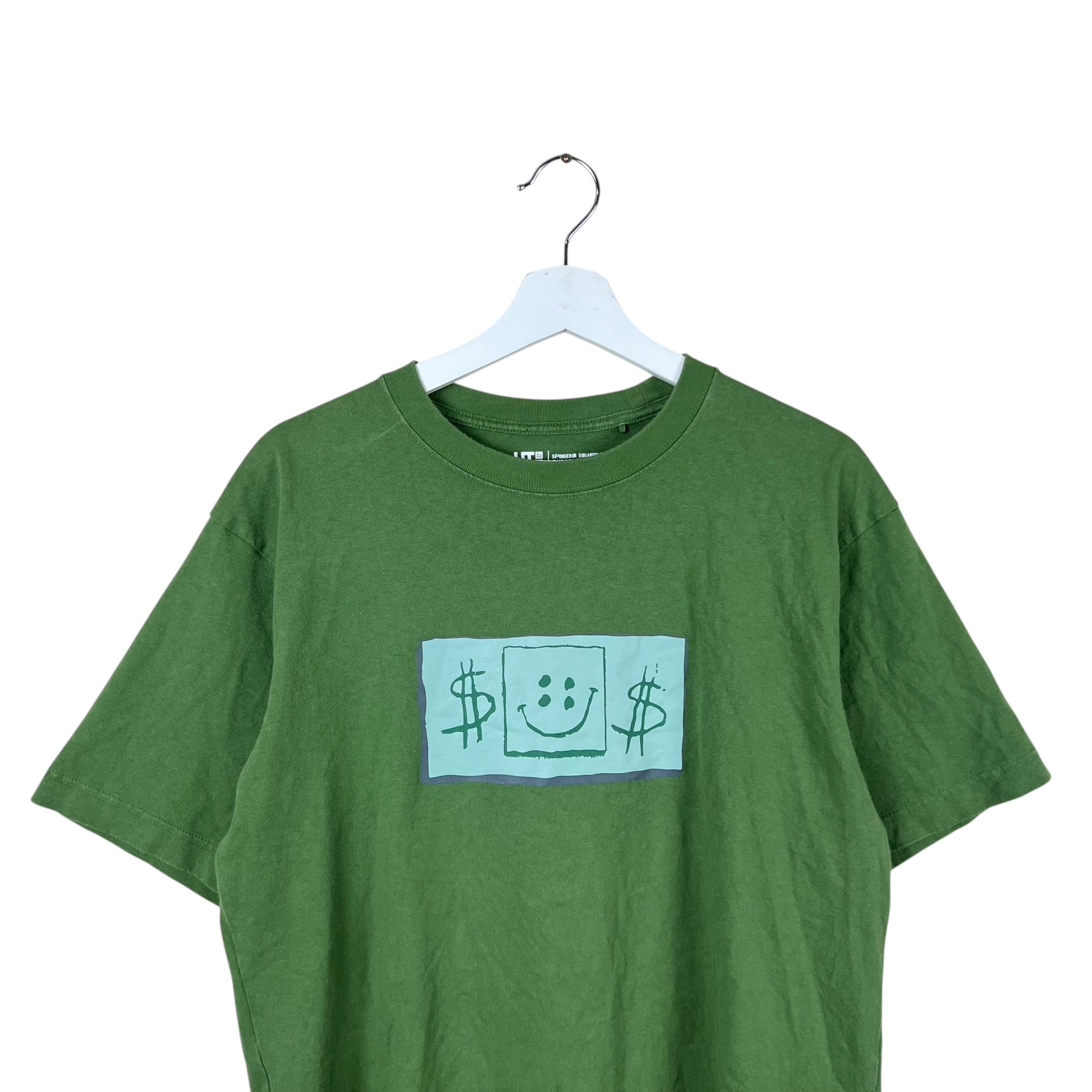 Uniqlo x Spongebob SquarePants x Cactus Plant Flea Market Graphic Tee Green