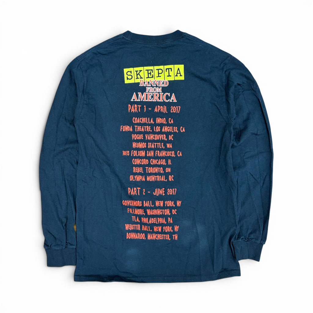 Vintage Skepta “Banned From America” Tour Longsleeve Black