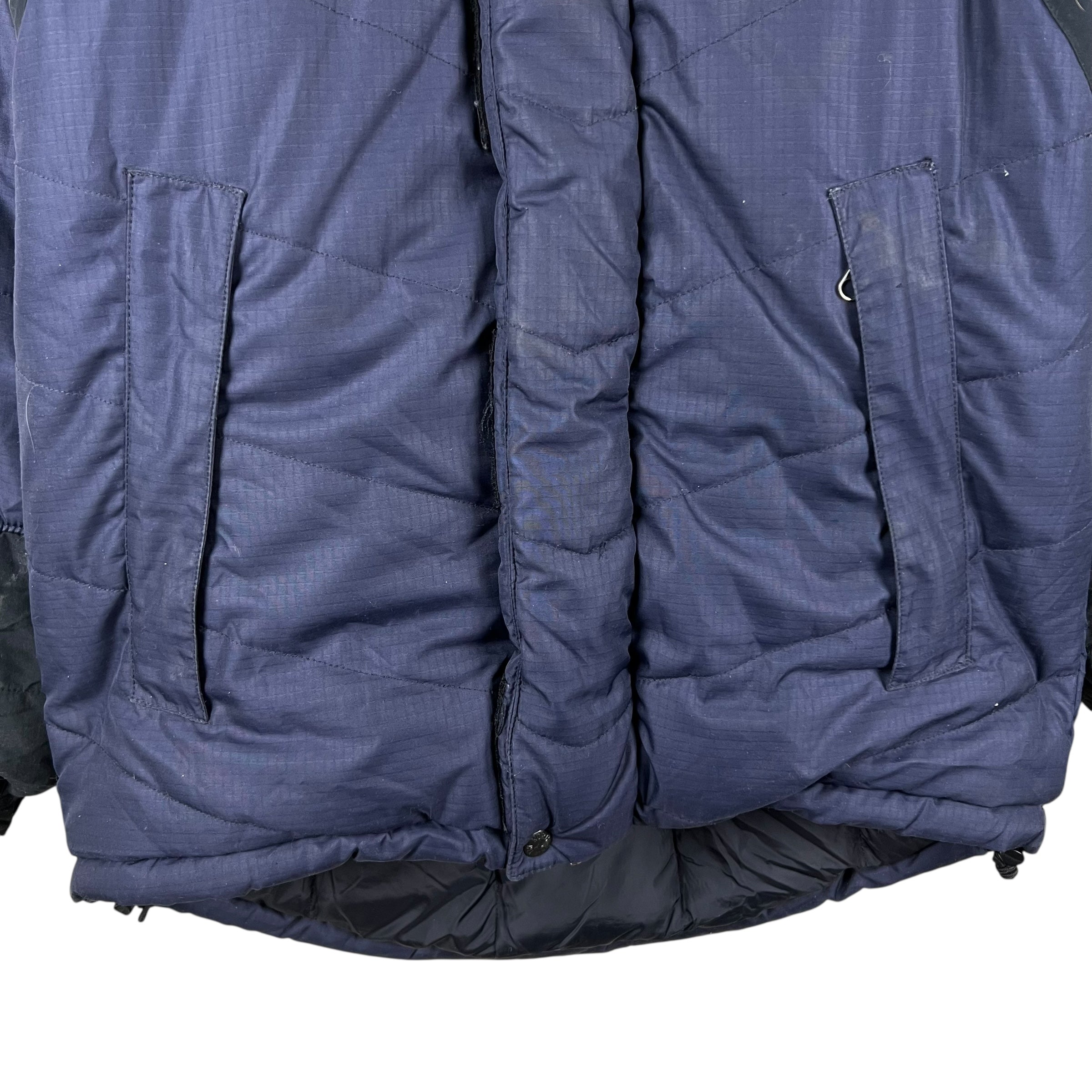 Vintage North Face 700 Puffer Parka Down Jacket Navy/Black