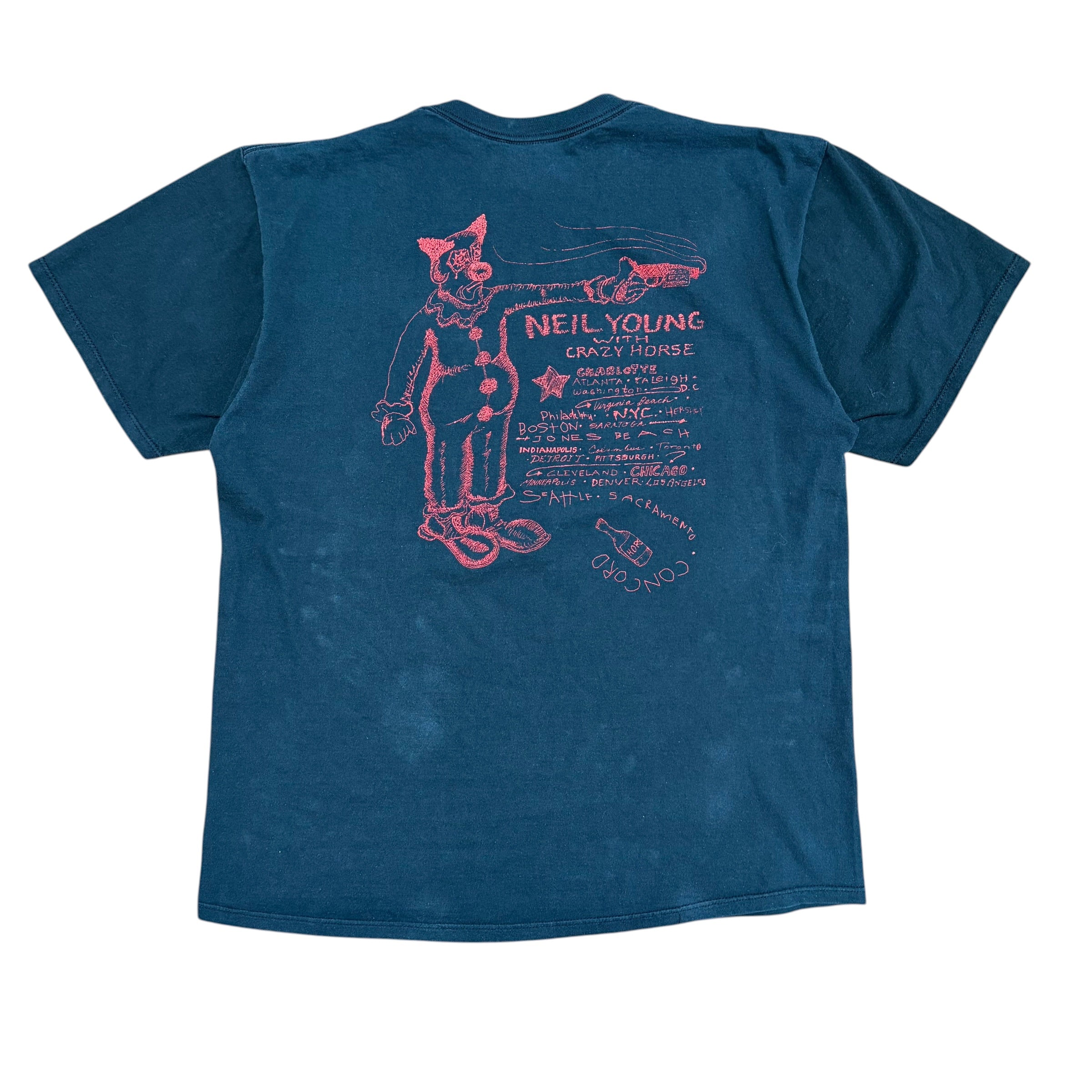 1996 Neil Young “& Crazy Horse” Tour Tee Black