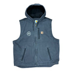 Vintage Carhartt Hooded Vest Stone Grey