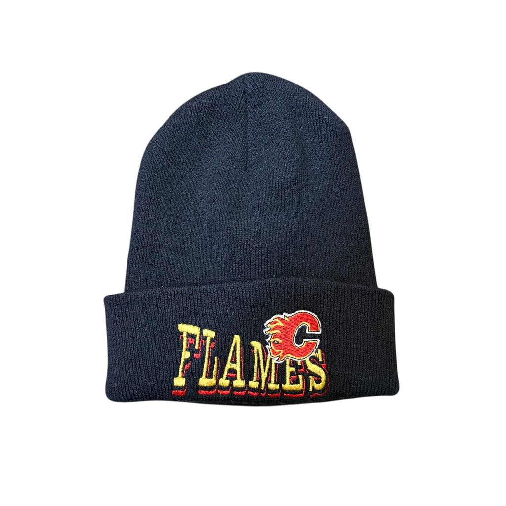 Vintage The Game NHL Calgary Flames Logo Toque Black