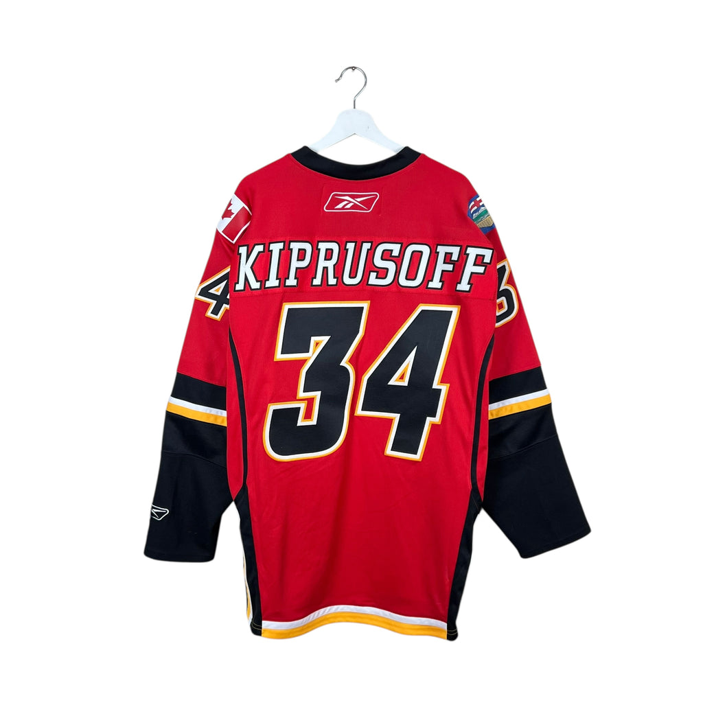 Vintage Reebok NHL Calgary Flames Miikka Kiprusoff Away Jersey