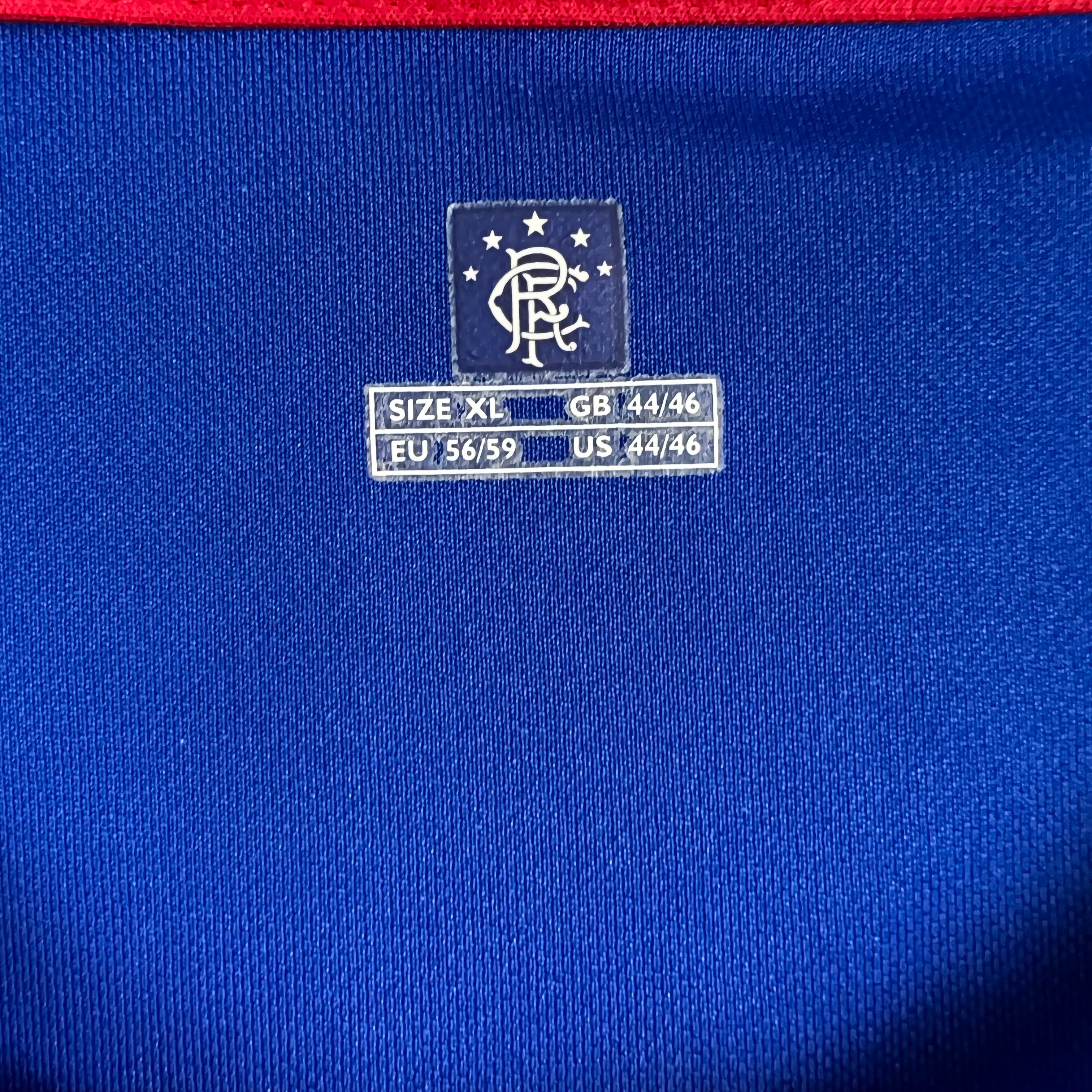 2005 Umbro Glasgow Rangers FC Blank Home Jersey
