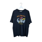 1986 “Kill ‘Em All! Let God Sort ‘Em Out!” Skull Tee Faded Black