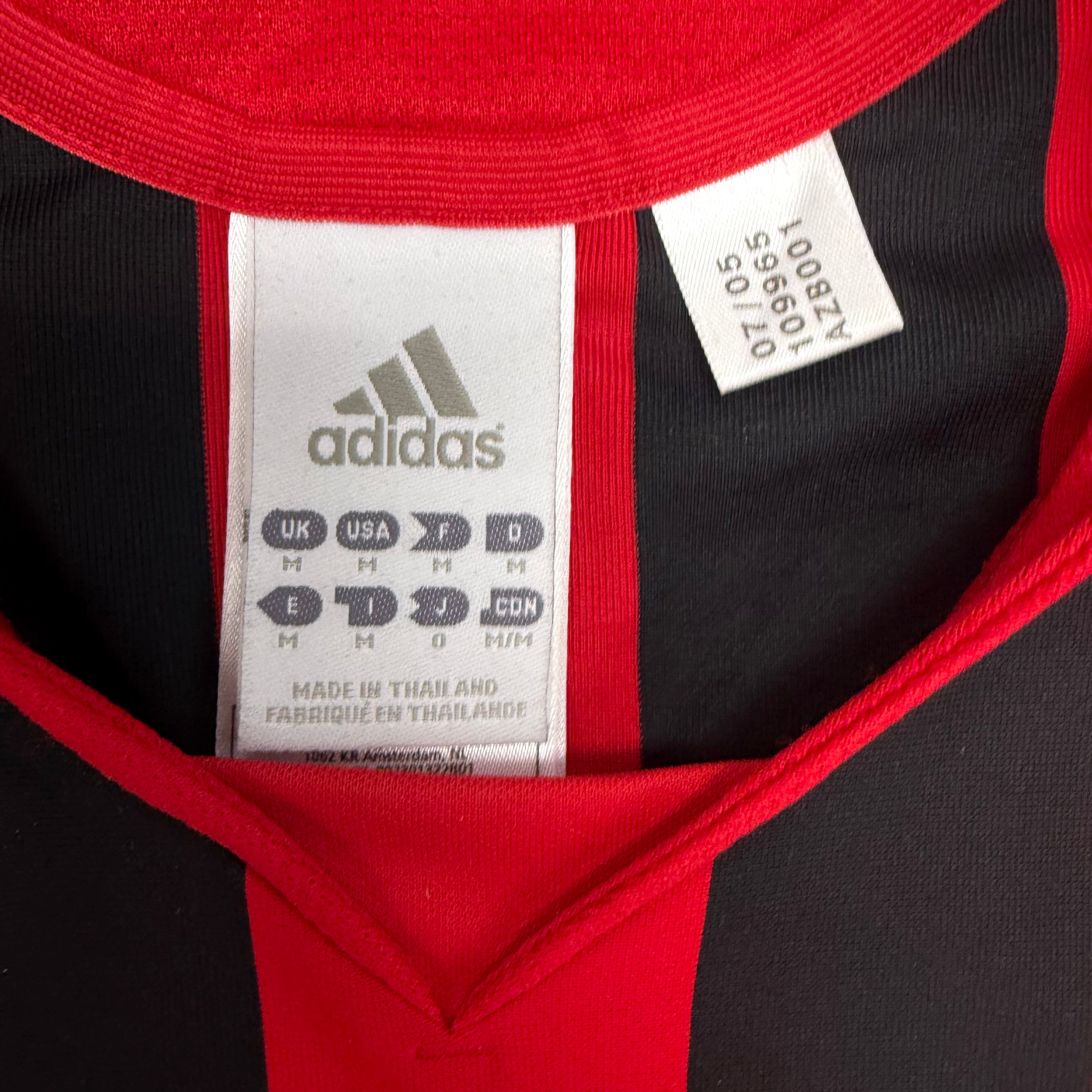 2007 Adidas AC Milan Blank Home Jersey