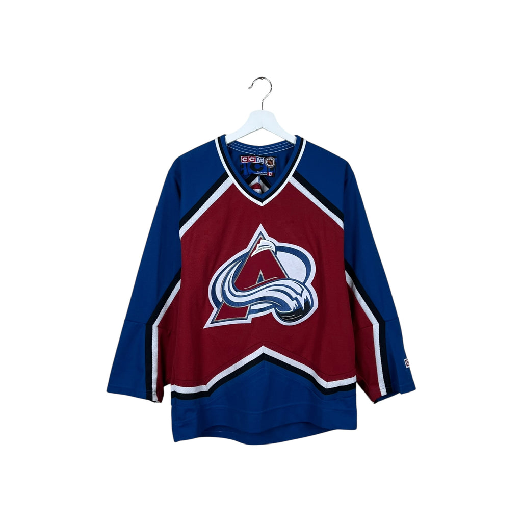 Vintage 90s CCM Colorado Avalanche Blank Away Jersey